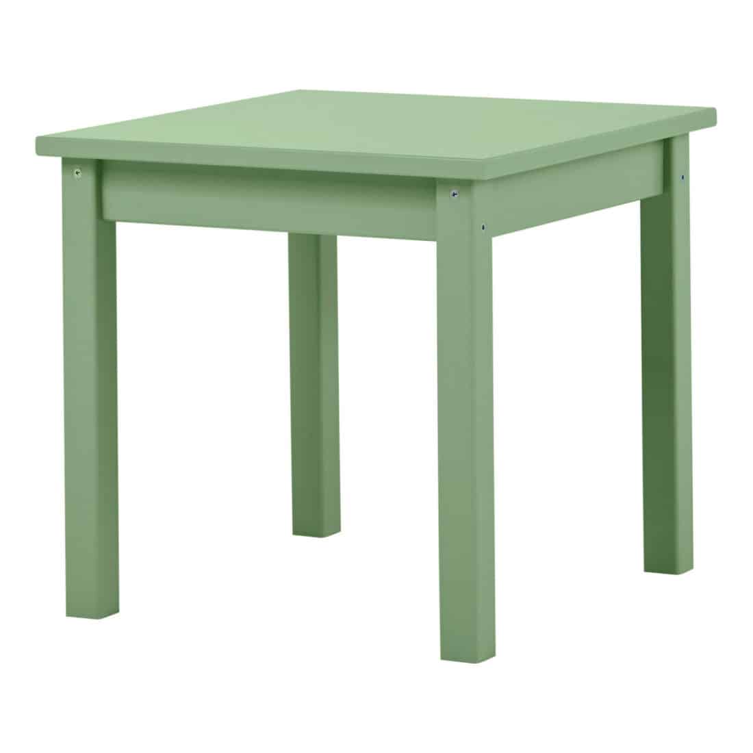 Vihreä lasten pöytä Hoppekids-merkiltä.